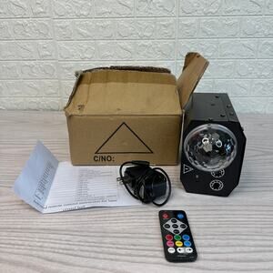 Disco Ball Party Strobe Lights LED Laser ZQ-B380B Infrared Remote Crystal Ball